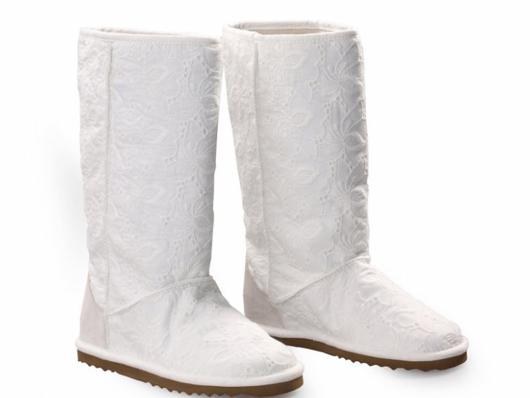 white ugg 5715 cloth shoes01