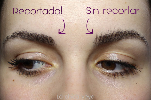 how to trim eyebrows como recortar cejas'