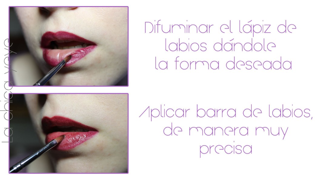 usoBrochaspincelesbasicosenmaquillajelabios