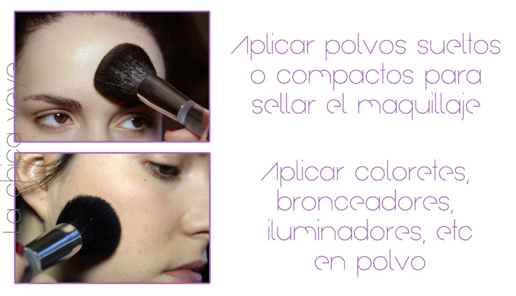 usoBrochaspincelesbasicosenmaquillajepolvos