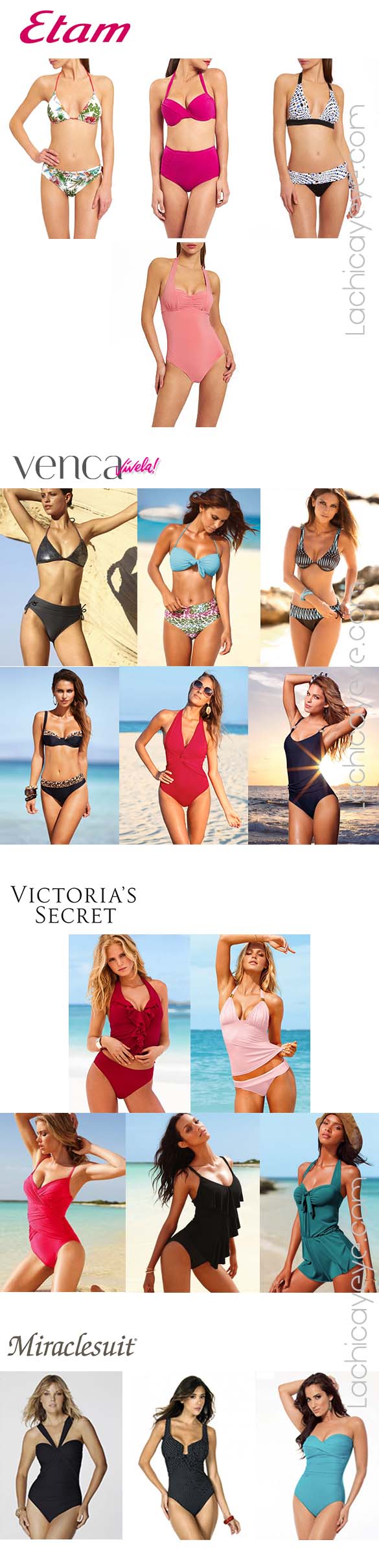 Bikinis y bañadores para barrigas y michelines