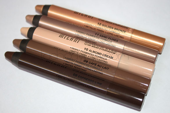 Milani Naturally chic shadow eyez review swatches