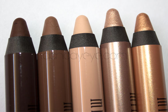 Milani Naturally chic shadow eyez review swatches2